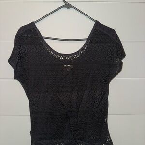 Aerie Black Lace Women's Blouse